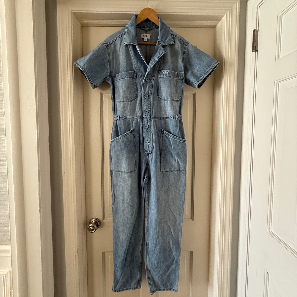 PISTOLA Denim Jumpsuit - Button-Up